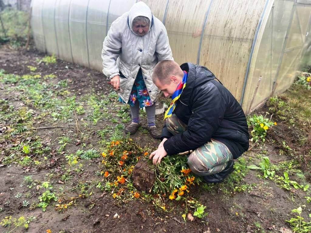 Шефская помощь пожилым людям МЧС в Барановичах